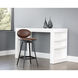 Ember 35 inch Bravo Cognac Swivel Counter Stool, Swivel
